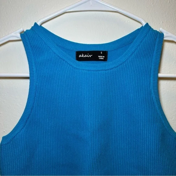 *3/20* NanaMacs Duly Noted Ribbed Racer Crop Tank - Picture 5 of 12
